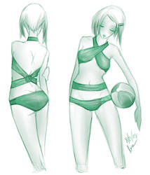 Sketchy Swimsuit Design 01