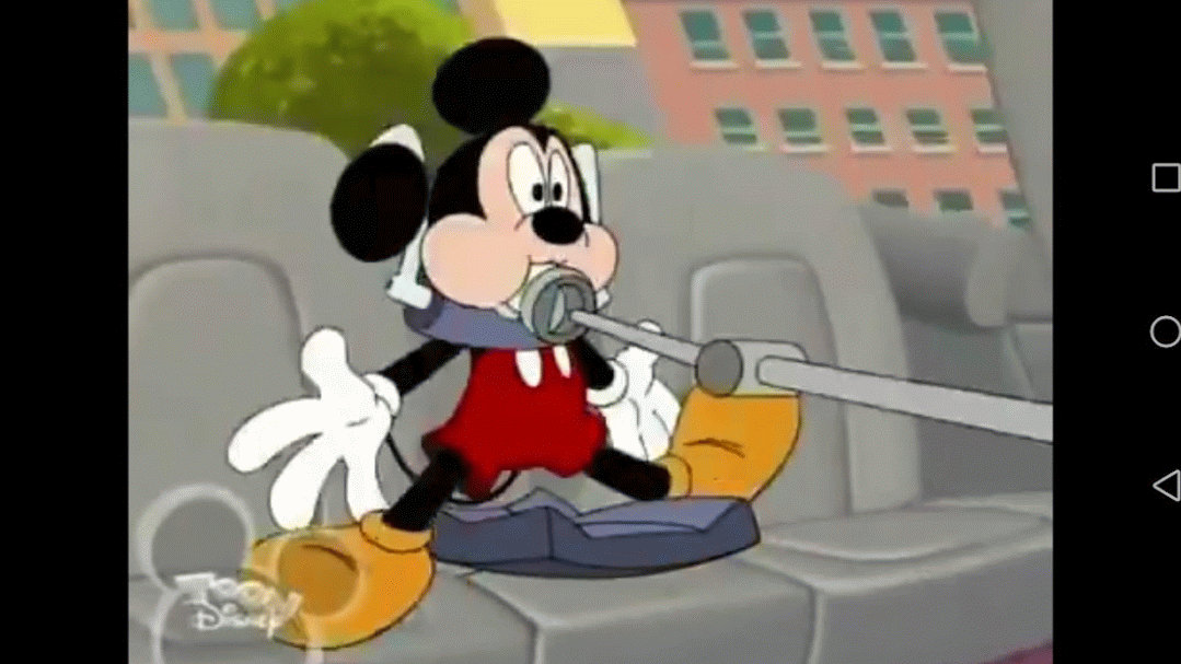 Mickey Using A Machine Machine sticks bottle in Mickey mouse's mouth by bebezinho on DeviantArt