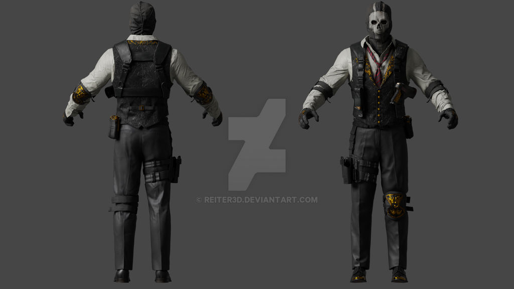 Ghost Suit - COD - 3D Model for Blender by reiter3d on DeviantArt