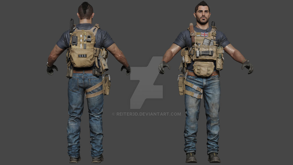 Soap - COD - 3D Model for Blender by reiter3d on DeviantArt