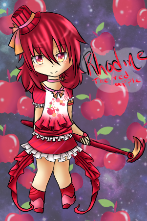 Contest Prize: Rhodine the red apple