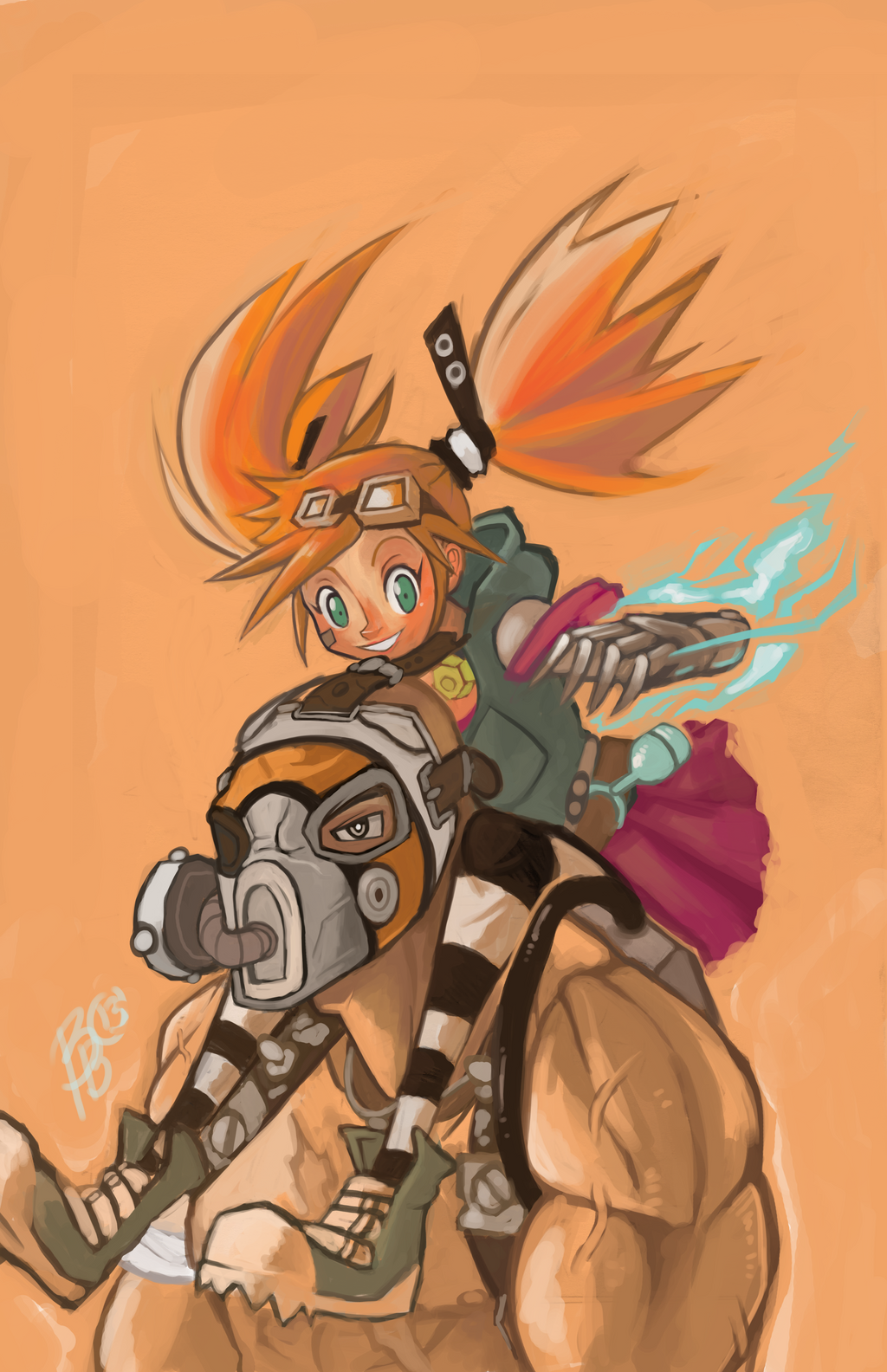 Gaige and Krieg by blueyoshimenace