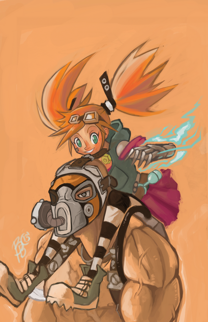 Gaige and Krieg by blueyoshimenace