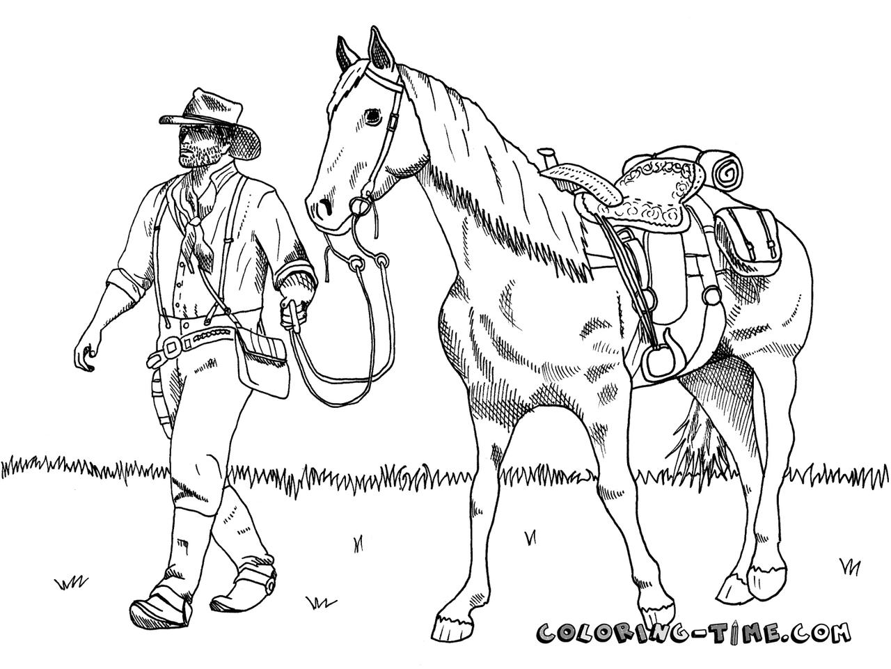 Red Dead Redemption 2 Coloring Pages by klusek1 on DeviantArt