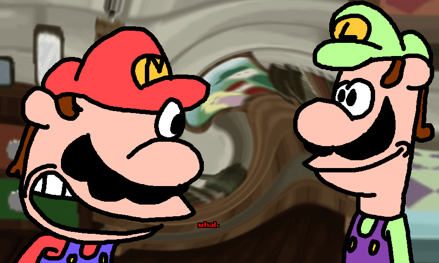 Luigi does a funny (2/3) by BobbyLarry78 on DeviantArt
