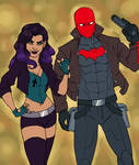 Syren and Red Hood by LilBluestem