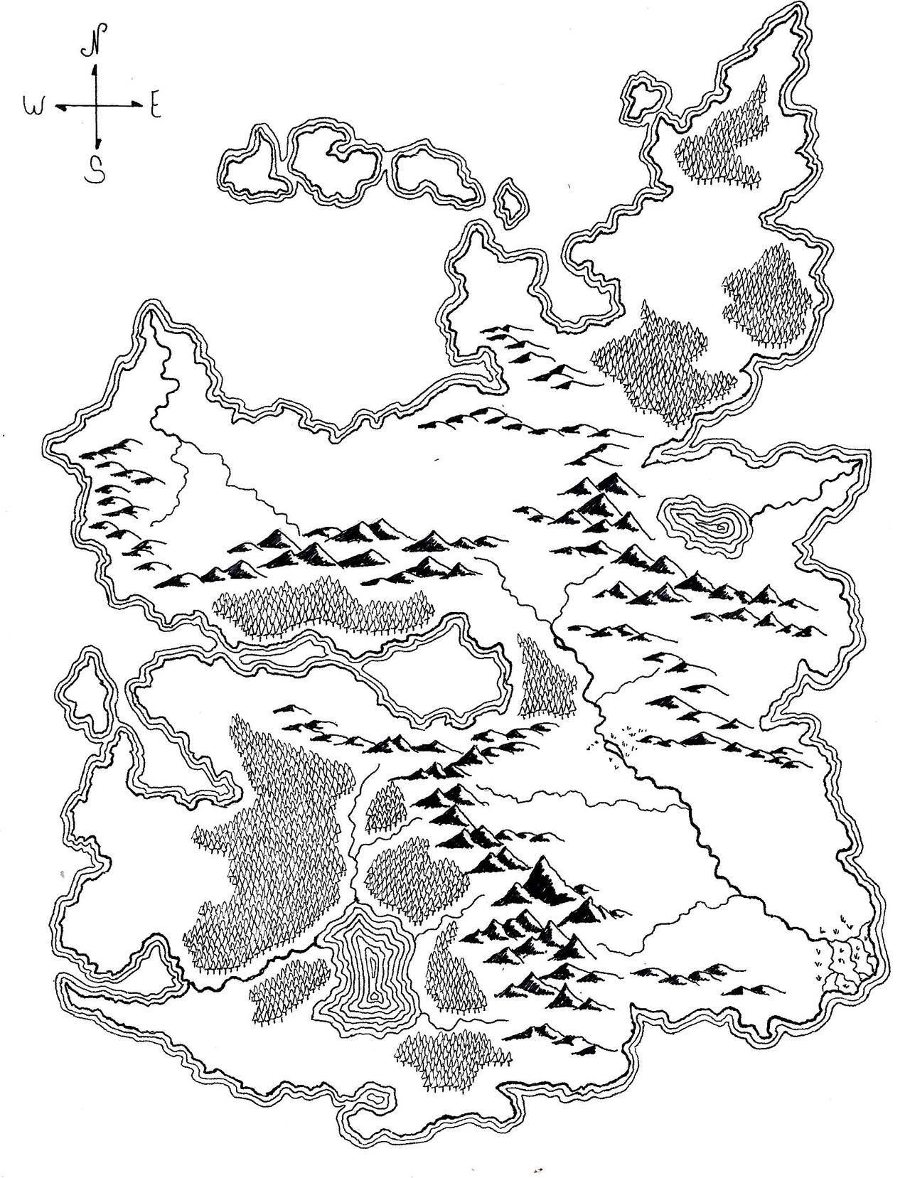 Tolkien Style Map by Sekcer on DeviantArt