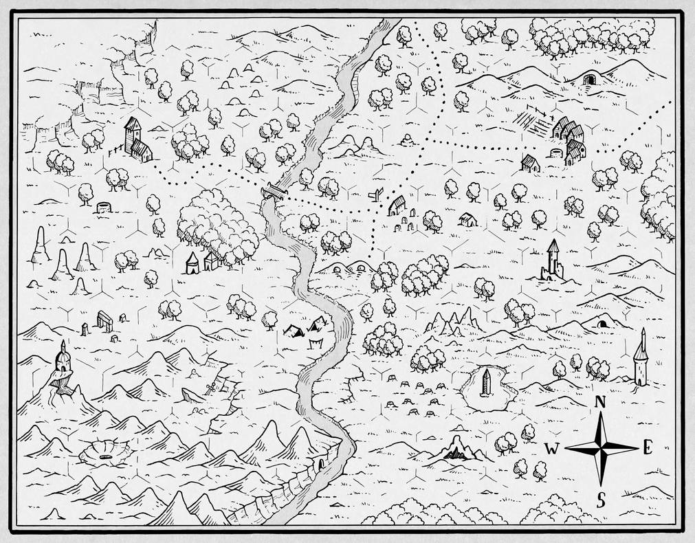 A Blank Hexmap By Sekcer On DeviantArt