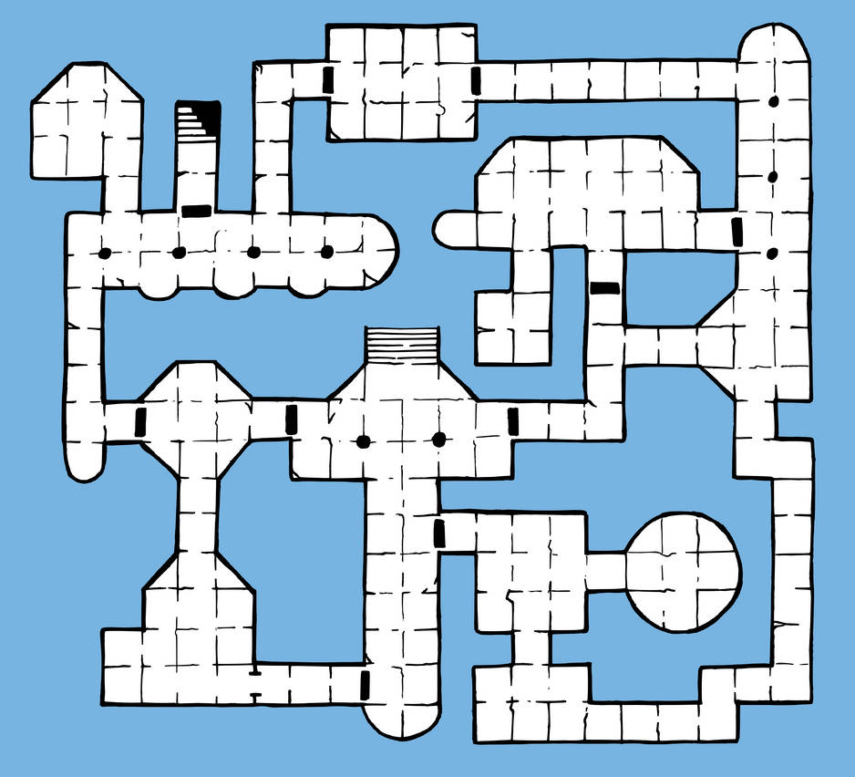 Dungeon Layout Small Dungeon Layout Lv1 by Sekcer on DeviantArt