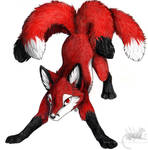 Dark side of the kitsune by Bear-hybrid