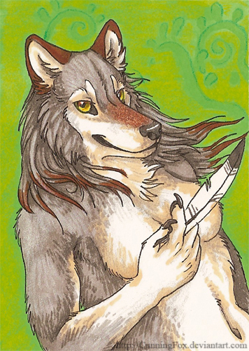 Werewolf Femininity ACEO