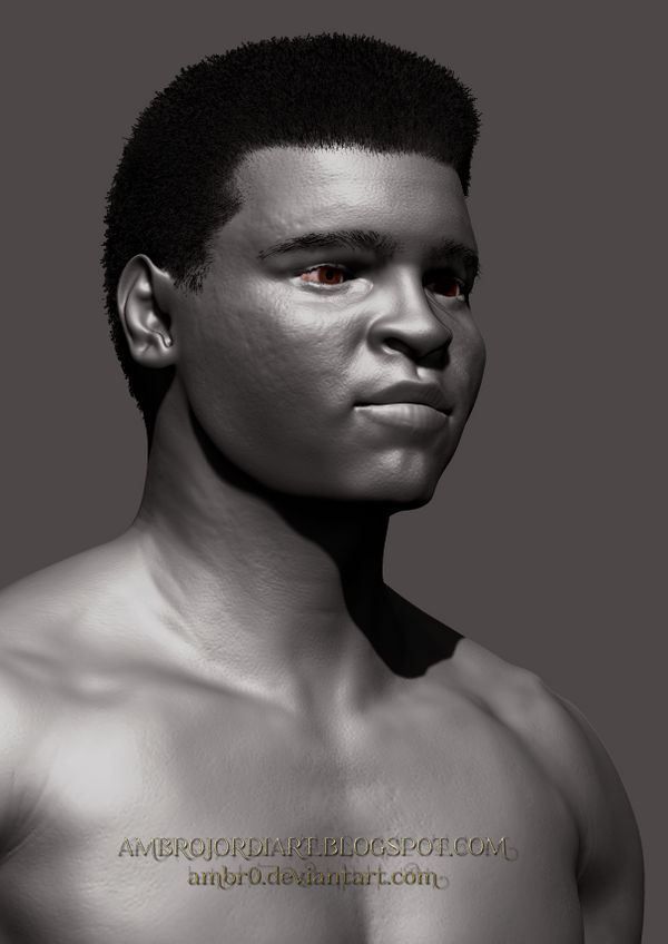 Muhammad Ali 3D by AmBr0 on DeviantArt