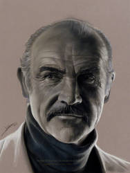 Sean Connery Drawing by AmBr0
