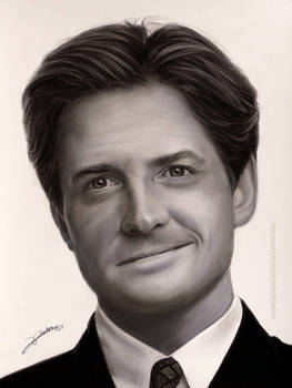 Michael J. Fox Drawing