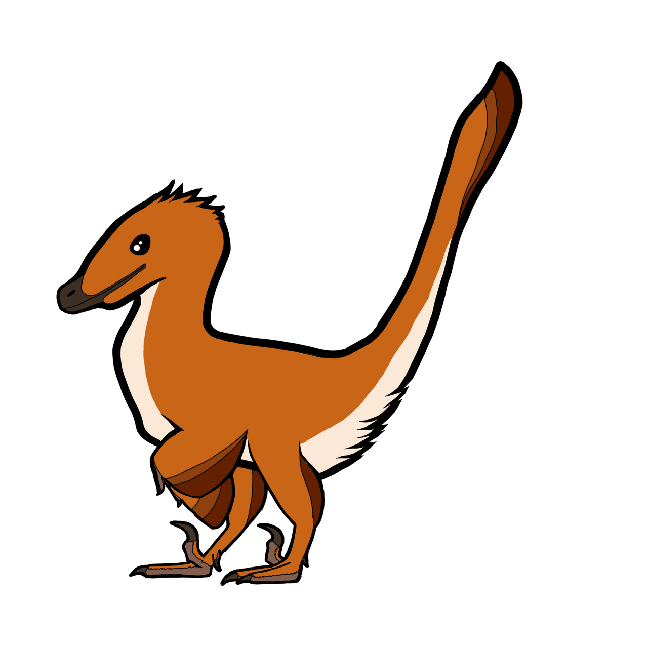 Folasa Raptor Cute Cute Velociraptor Drawing Deadly Cute Raptor // Kawaii Dinosaur,