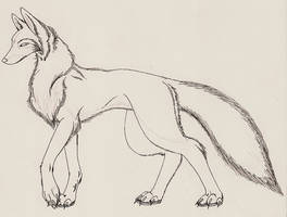 Wolf form of an RPG char