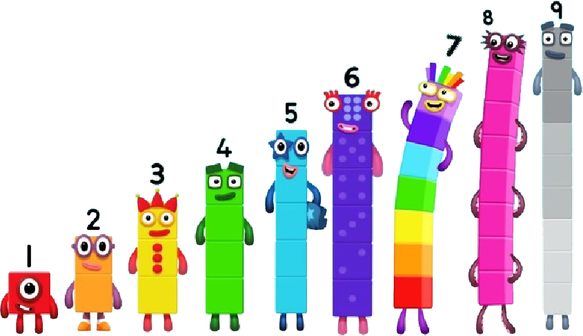 Numberblocks 1-9 by SolarMaker2005 on DeviantArt