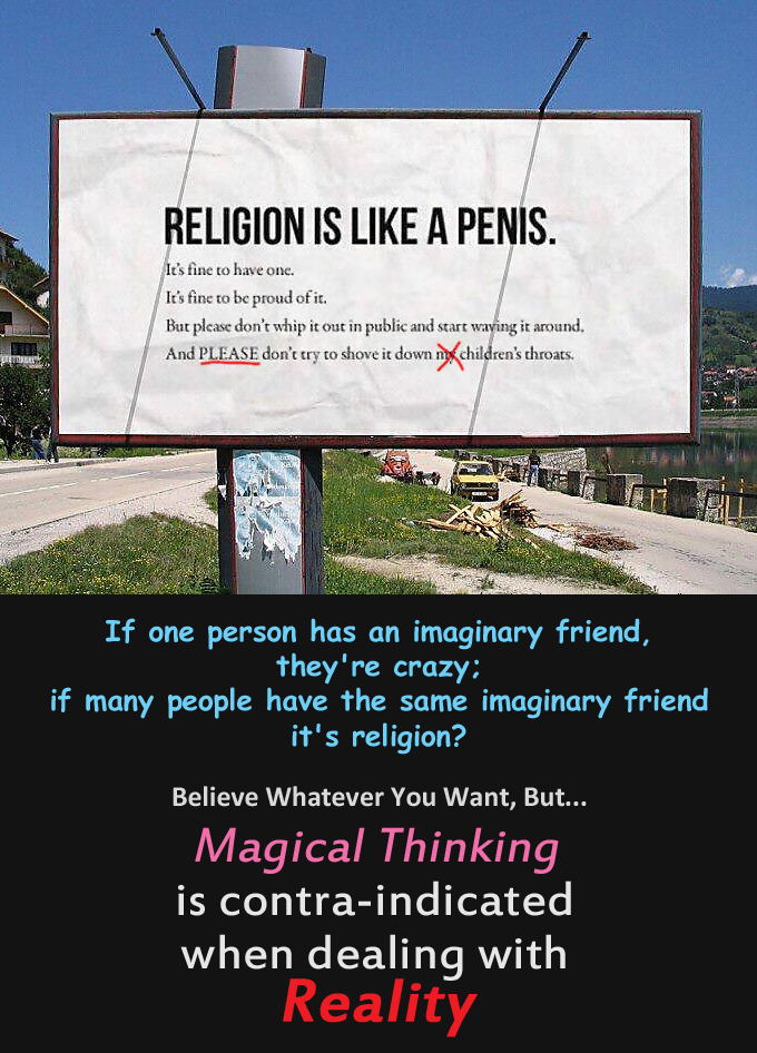 Religion is like a Penis?