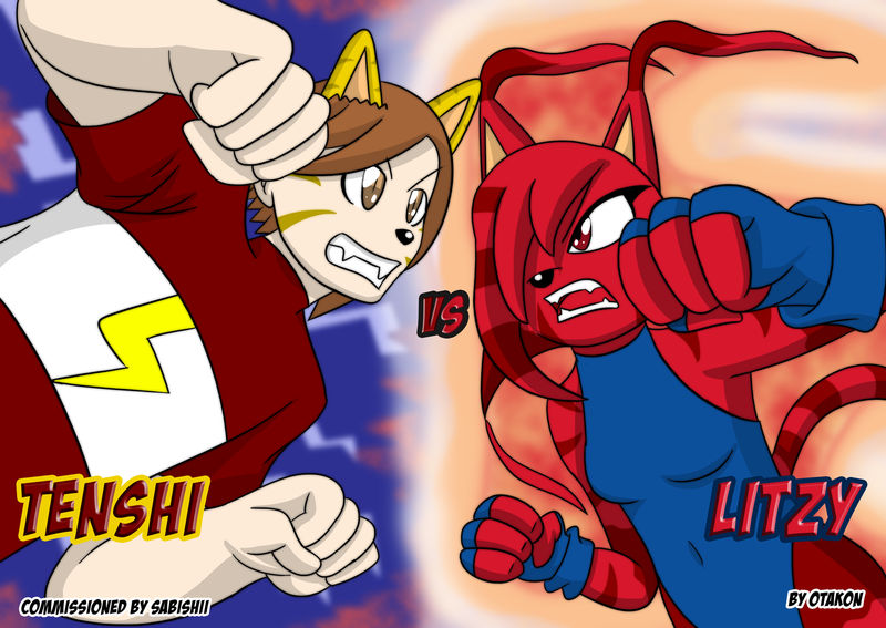 Commission: Litzy vs Tenshi