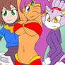 Pic Reward: Shantae, Blaze and Aile