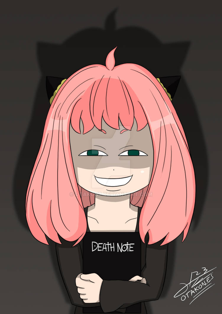 Anya Notes Anya Death Note by Otakon7 on DeviantArt