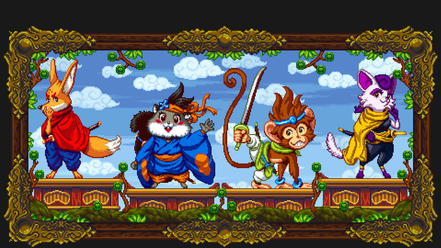 KEMONO HEROES - Select your Hero! Screen