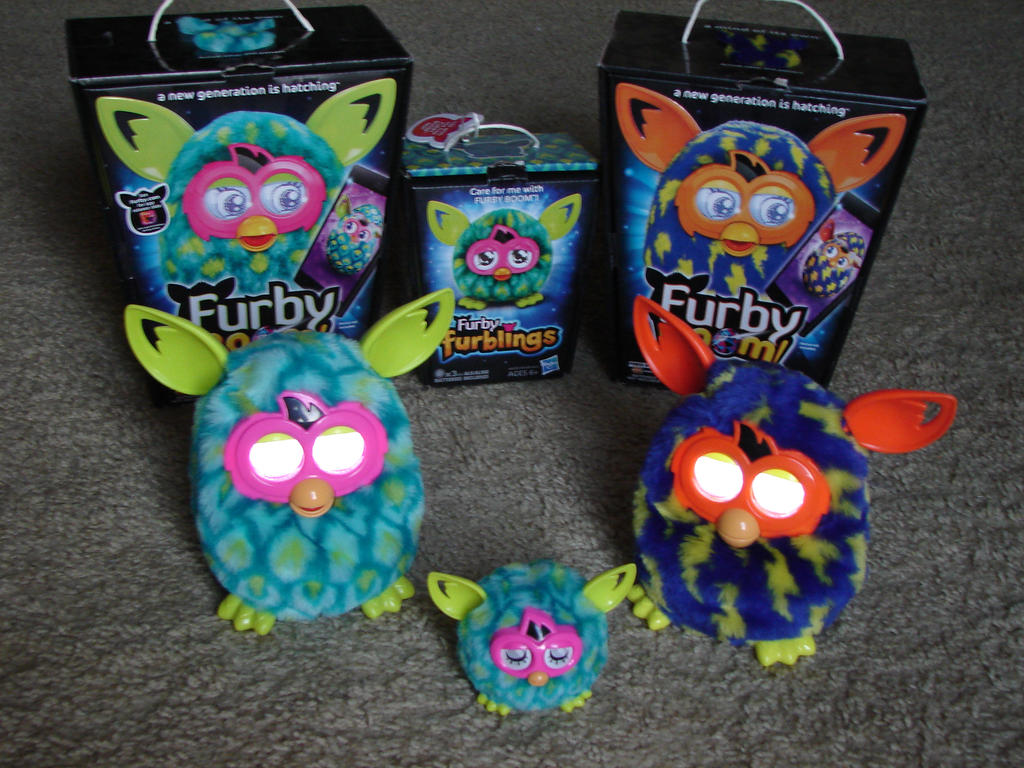 My Furby Collection: Furby Booms and Furbling