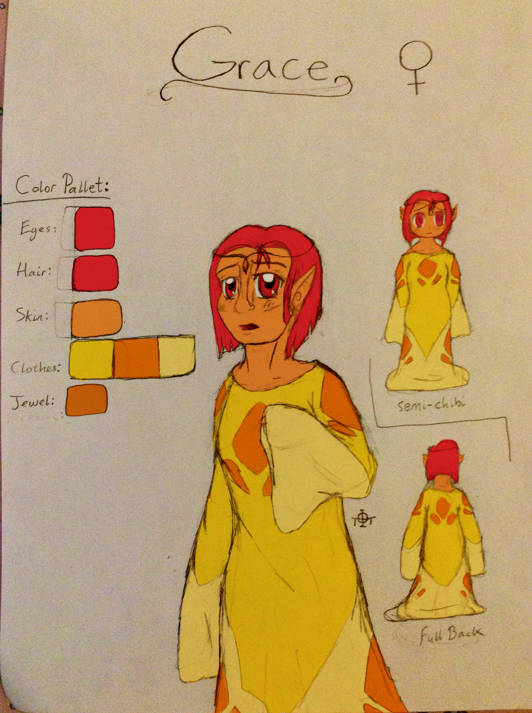 Grace Human Reference Sheet