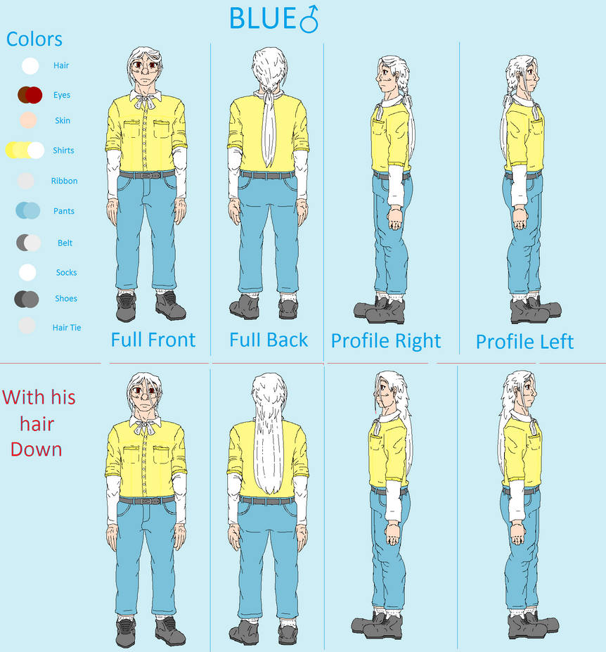 Simplehuman Reference Blue Human Reference Sheet 2015 by MelodicDragon on DeviantArt