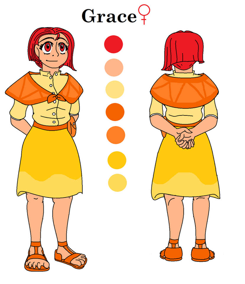 Grace Human Reference Sheet 2019 by MelodicDragon on DeviantArt