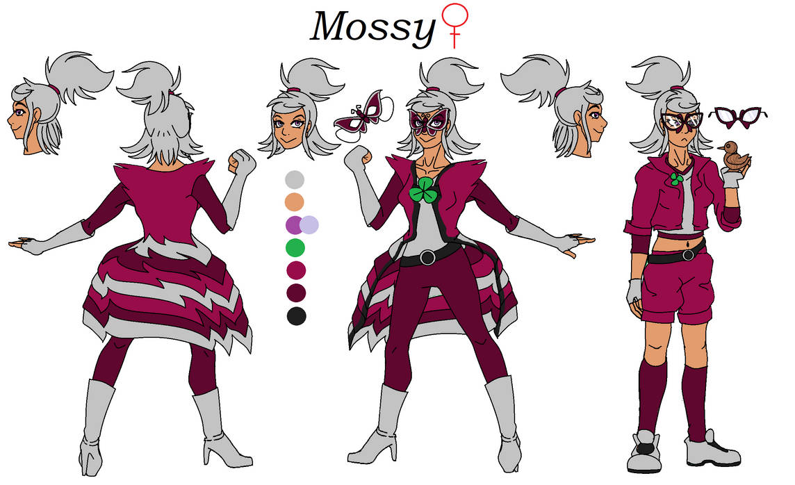 Mossy's Human Reference Sheet by MelodicDragon on DeviantArt