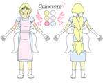 Guinevere's Human Reference Sheet by MelodicDragon