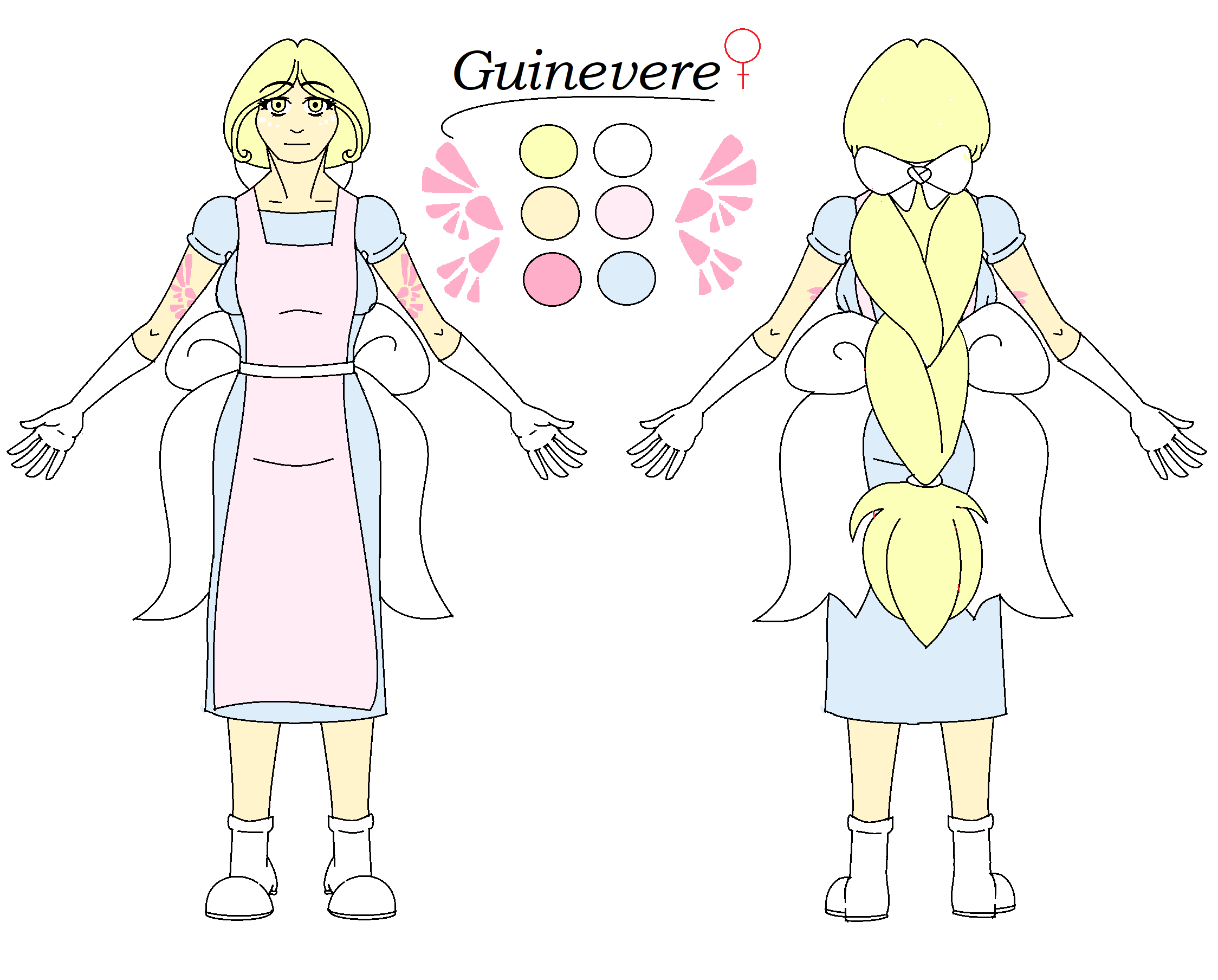 Guinevere's Human Reference Sheet by MelodicDragon on DeviantArt