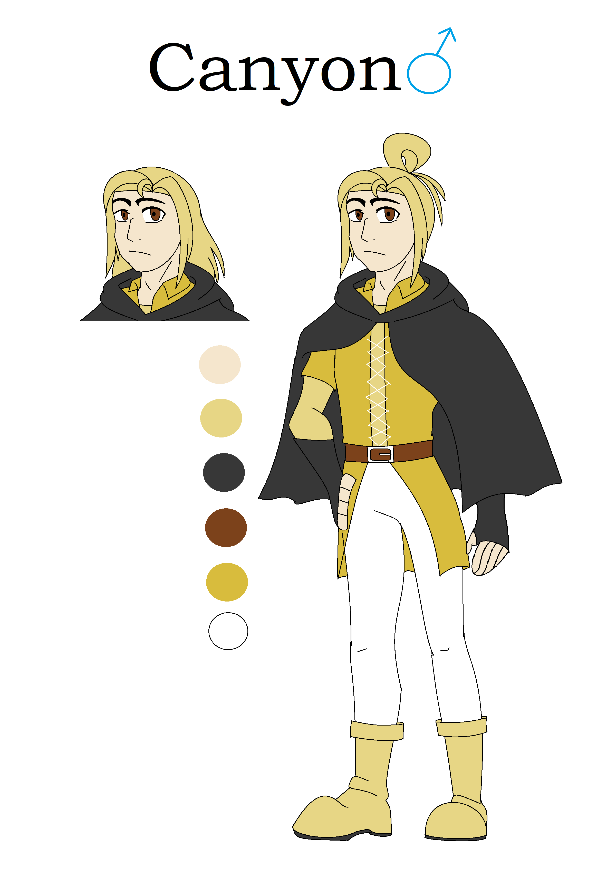 Canyon's Human Reference Sheet 2023 by MelodicDragon on DeviantArt