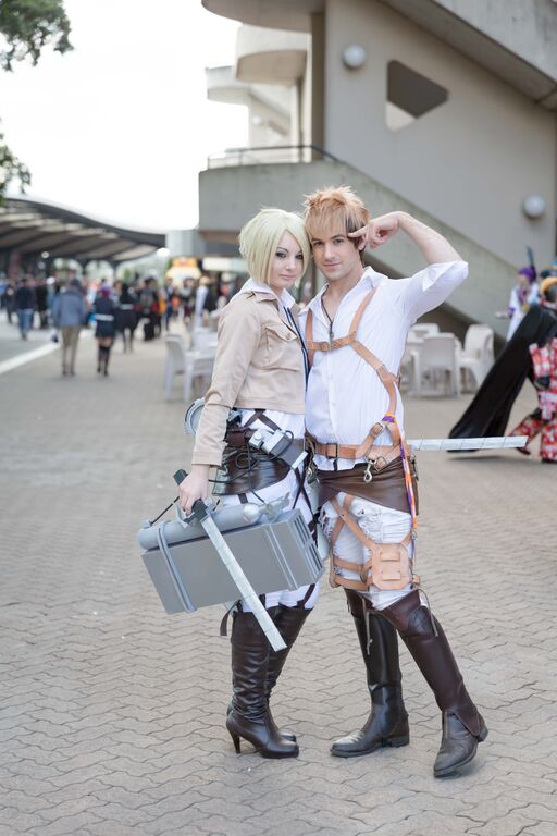 Annie and Jean cosplay