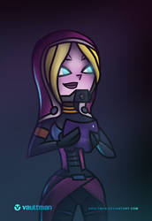 Dawn as Tali - Unmasked