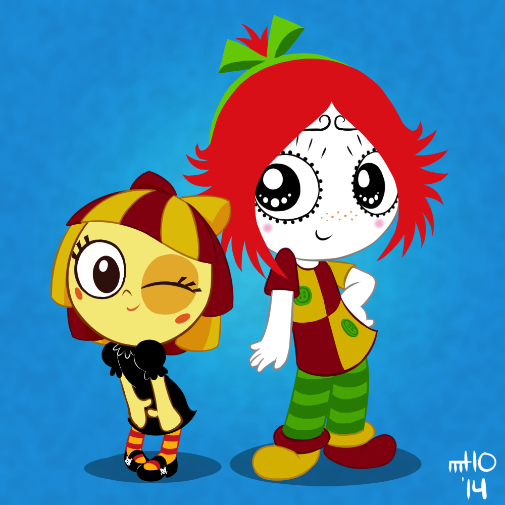Emila Ruby Ruby Gloom and Emilia by empty-10 on DeviantArt