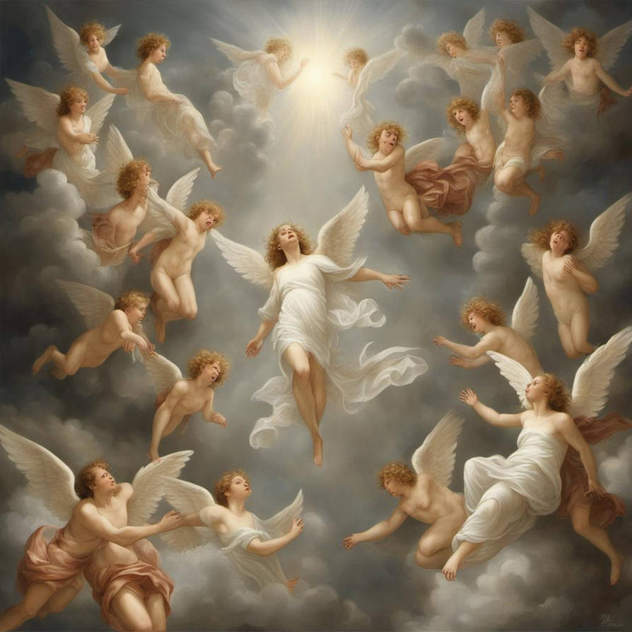 Two Angel Falling Angels falling down from heaven by pmarkinal3342 on DeviantArt