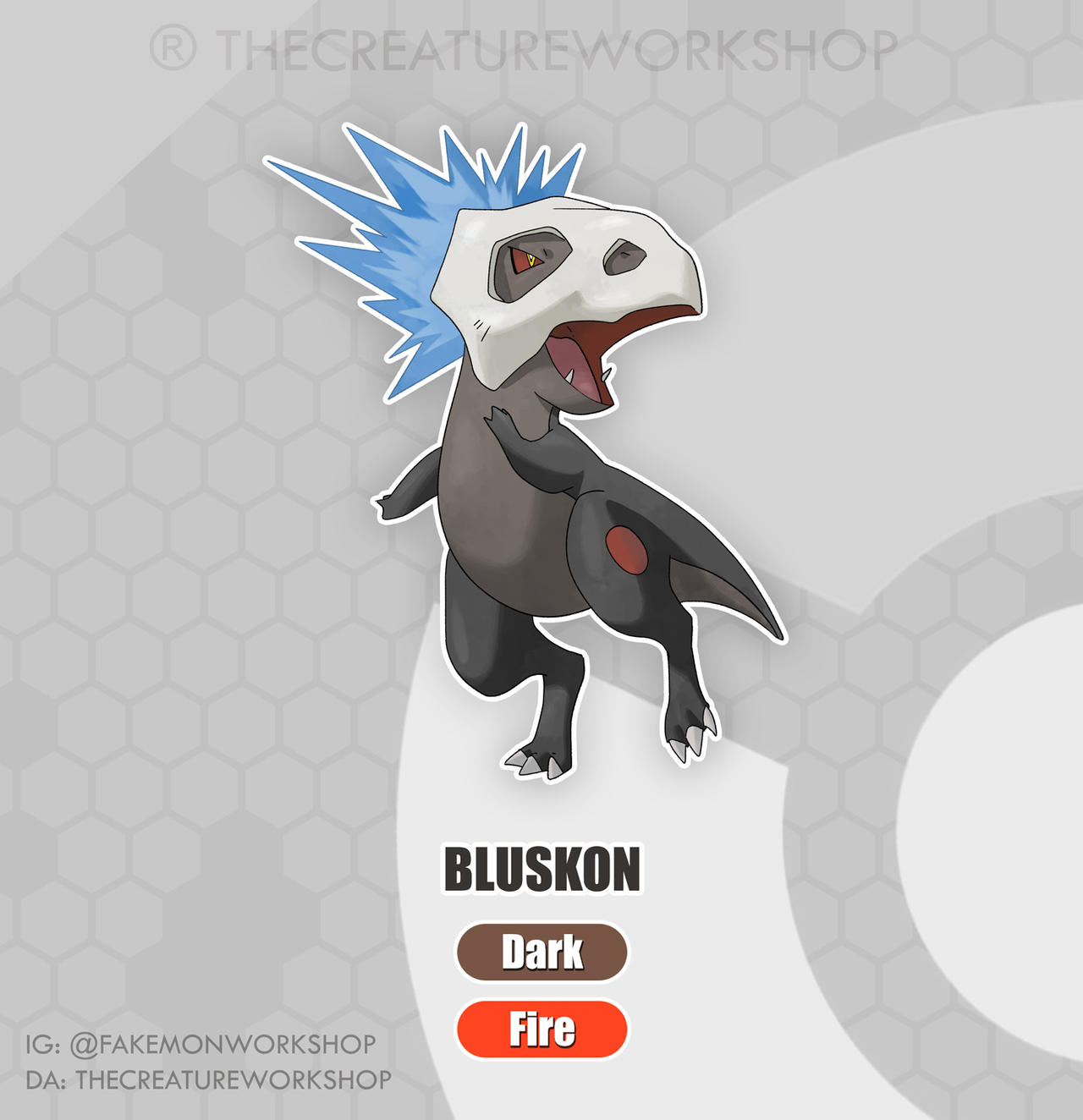Fakemon Shadow Fire and Dark Fakemon by thecreatureworkshop on DeviantArt