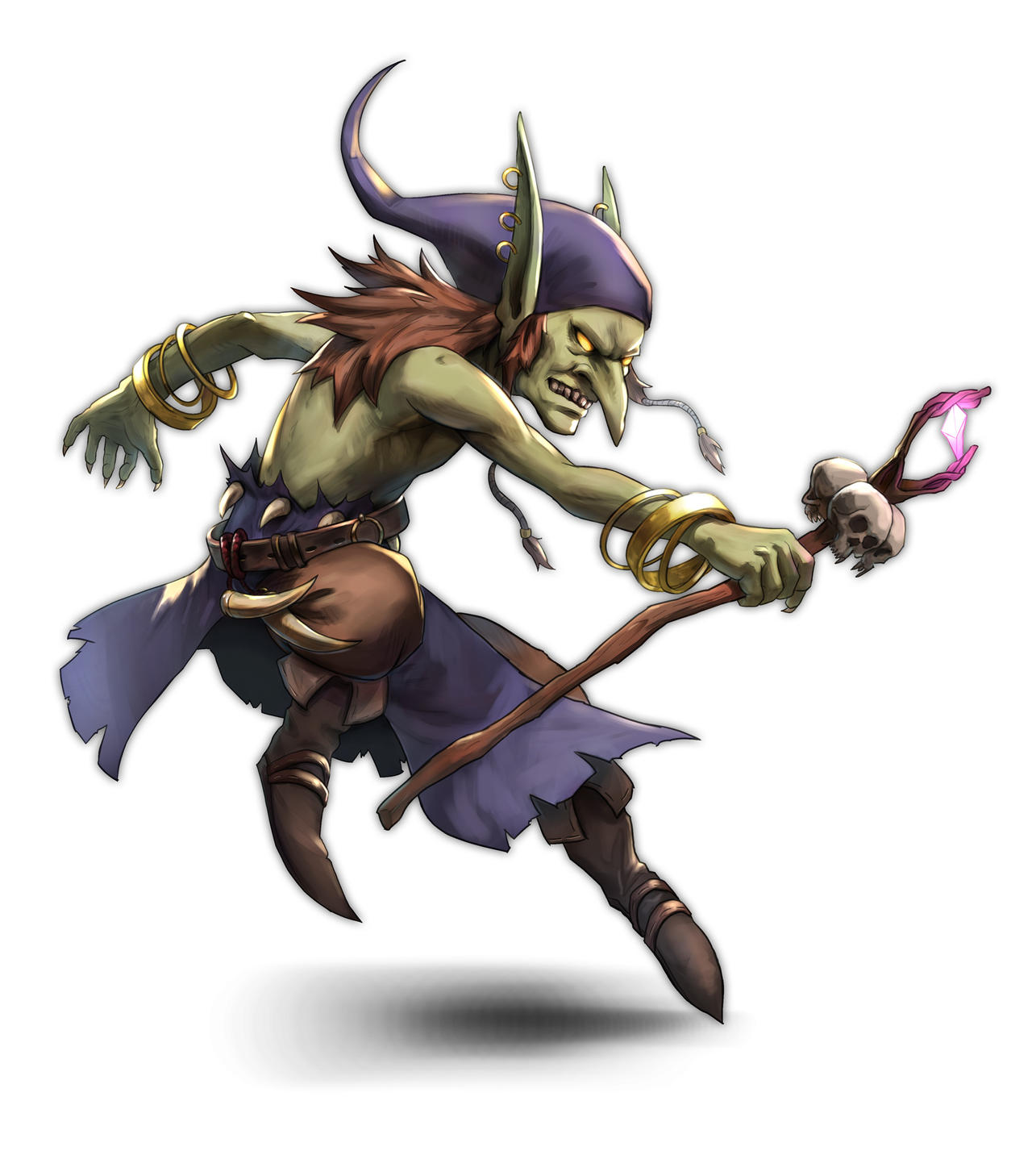 Goblin Mage by thecreatureworkshop on DeviantArt