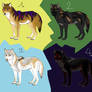 Beautiful wolf adoptables - CLOSED