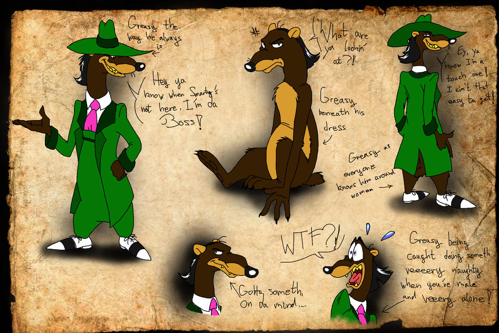 Greasy - ref sheet