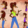 Lena Weasel - Reference sheet