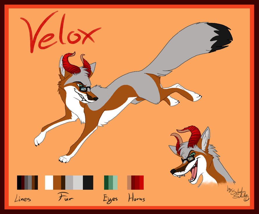 Commission ref sheet for Velox by MrWolf86 on DeviantArt
