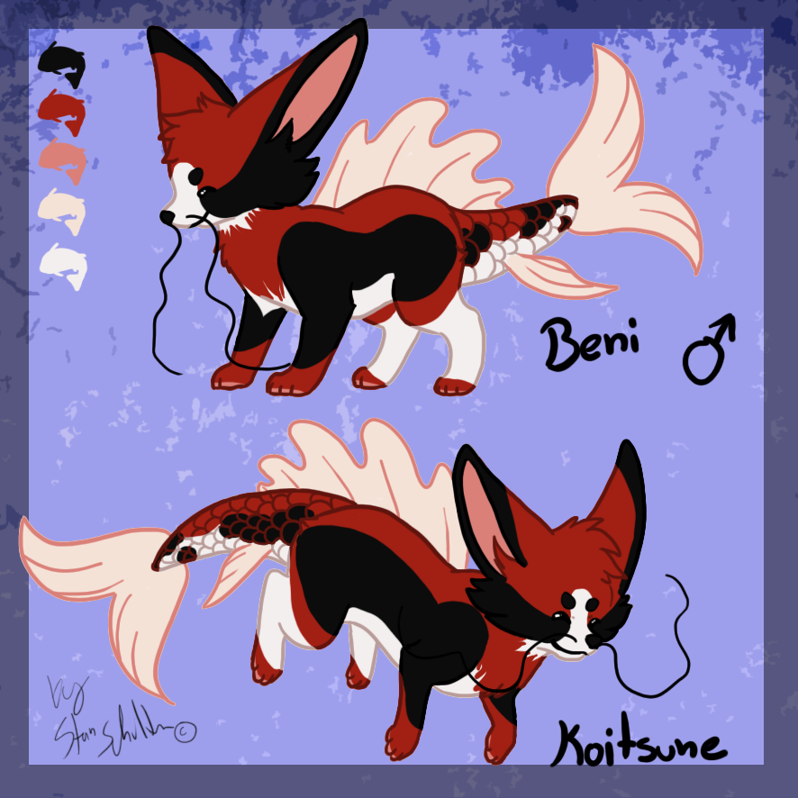 Beni the Koitsune kit - refsheet