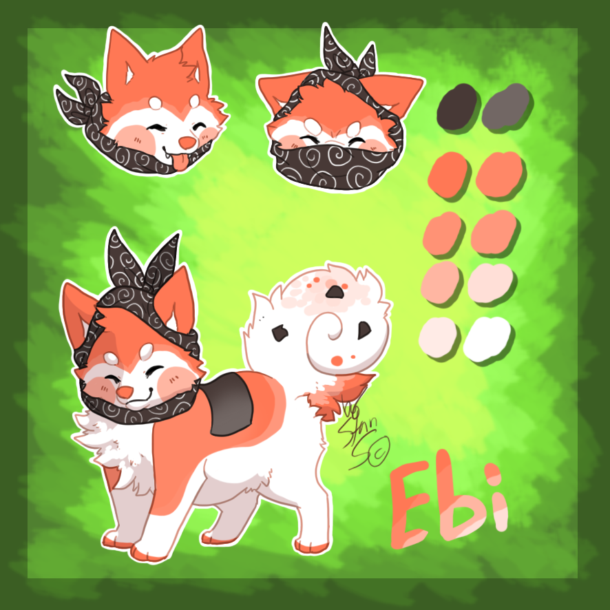 Ebi  the sushidog - refsheet