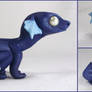 SOLD ~ Dark Blue Dragon Hatchling Sculpture