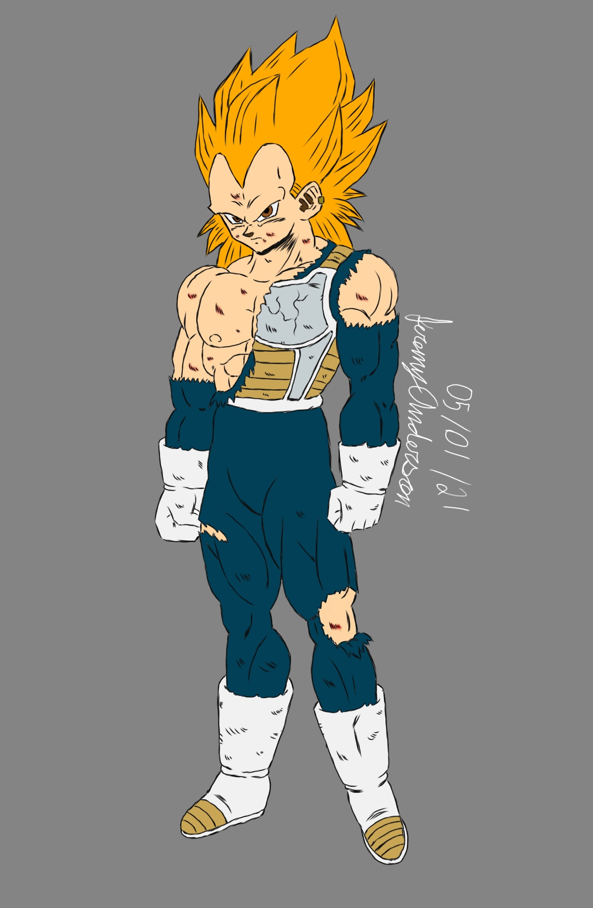 SSJ5 Blue by TwisterG84 on DeviantArt