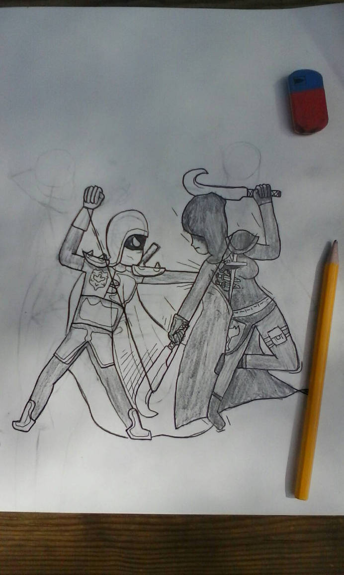 ranger vs ranger by LittleMissCalculated on DeviantArt