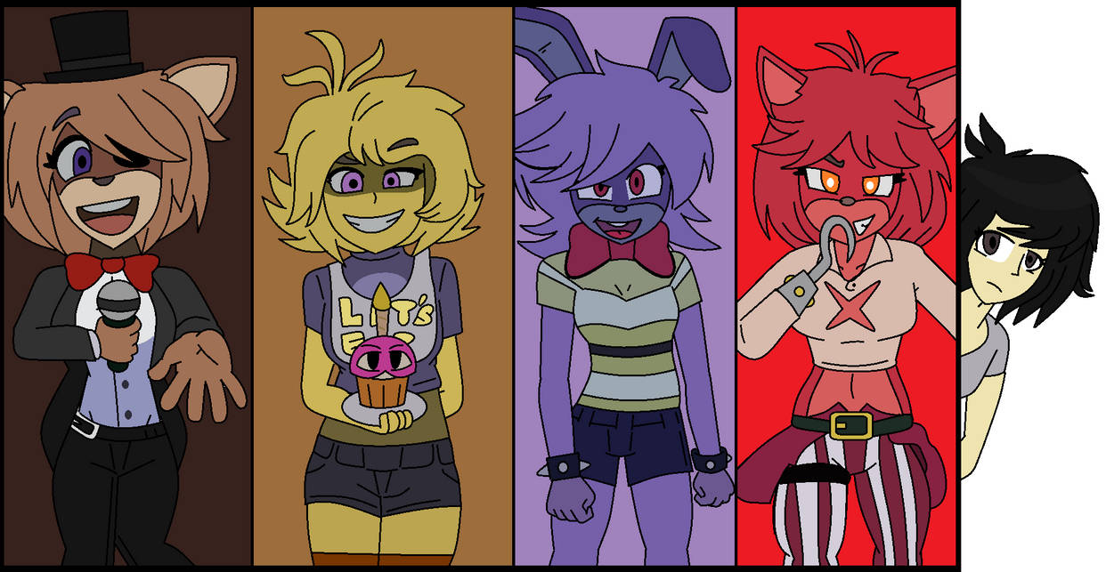 Commission - Five Nights in Anime Reborn (Part 6) by ThisIsDJLC on